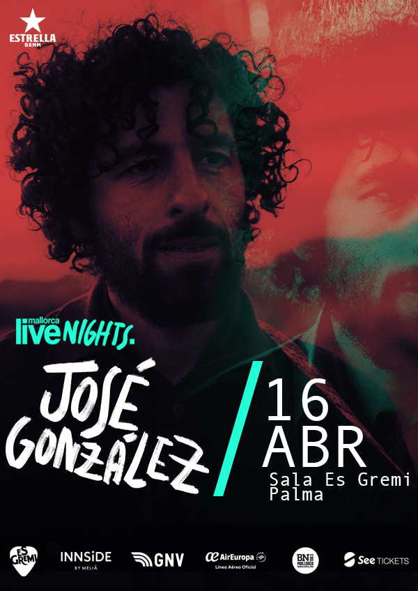 Mallorca Live Nights will come to an spectacular close with José González on his first visit to the Balearic Islands