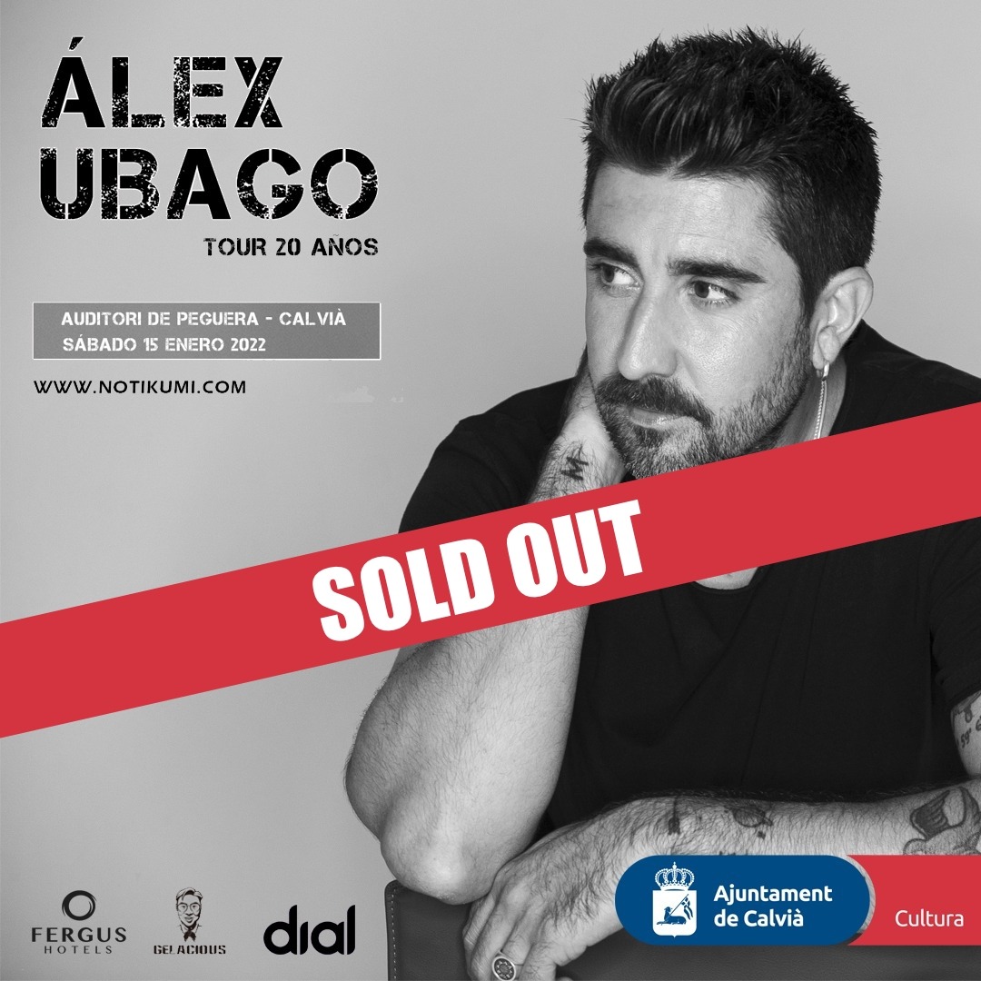 Sold out tickets for Alex Ubago in Peguera